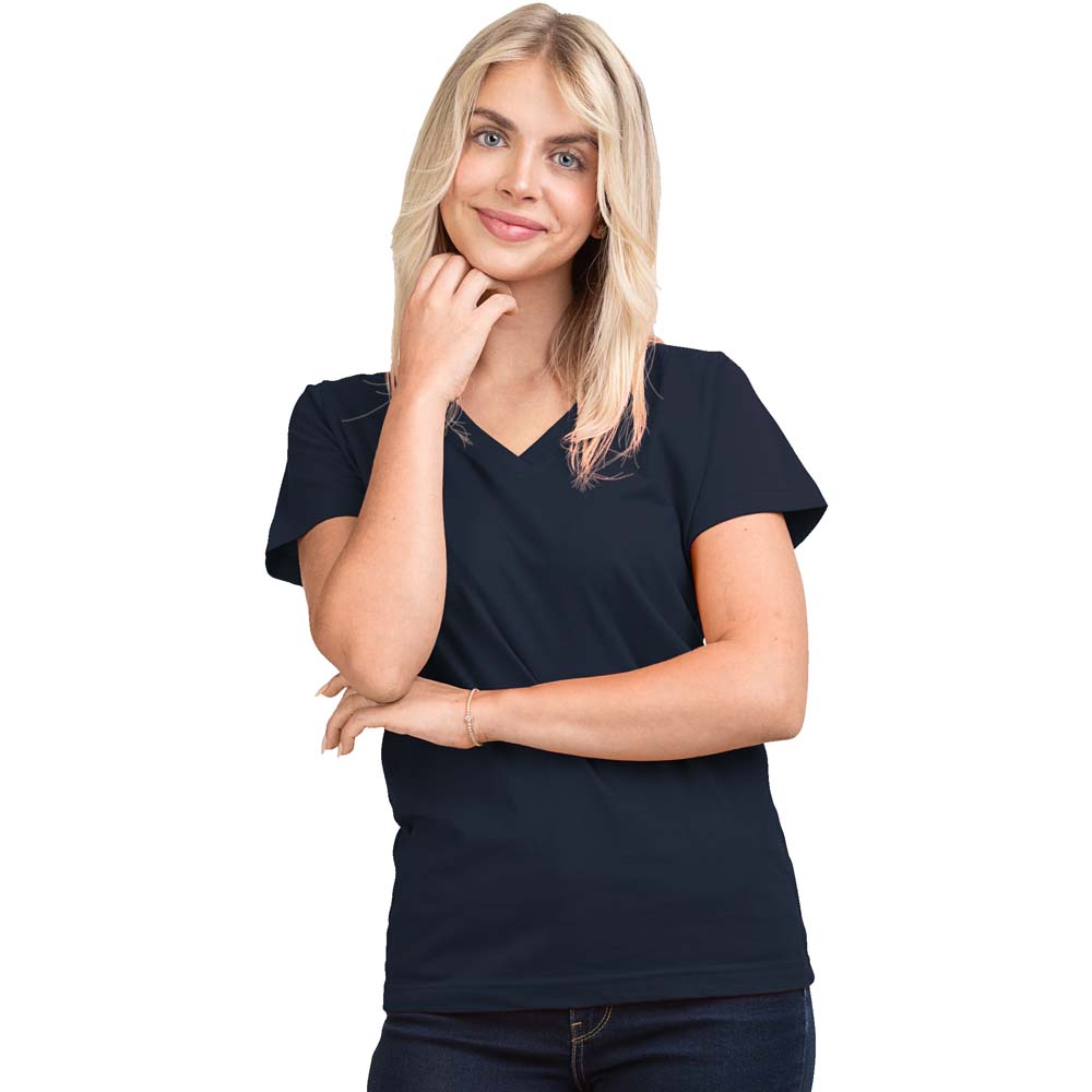 SNAP T-Shirt Flash line V-Neck Women