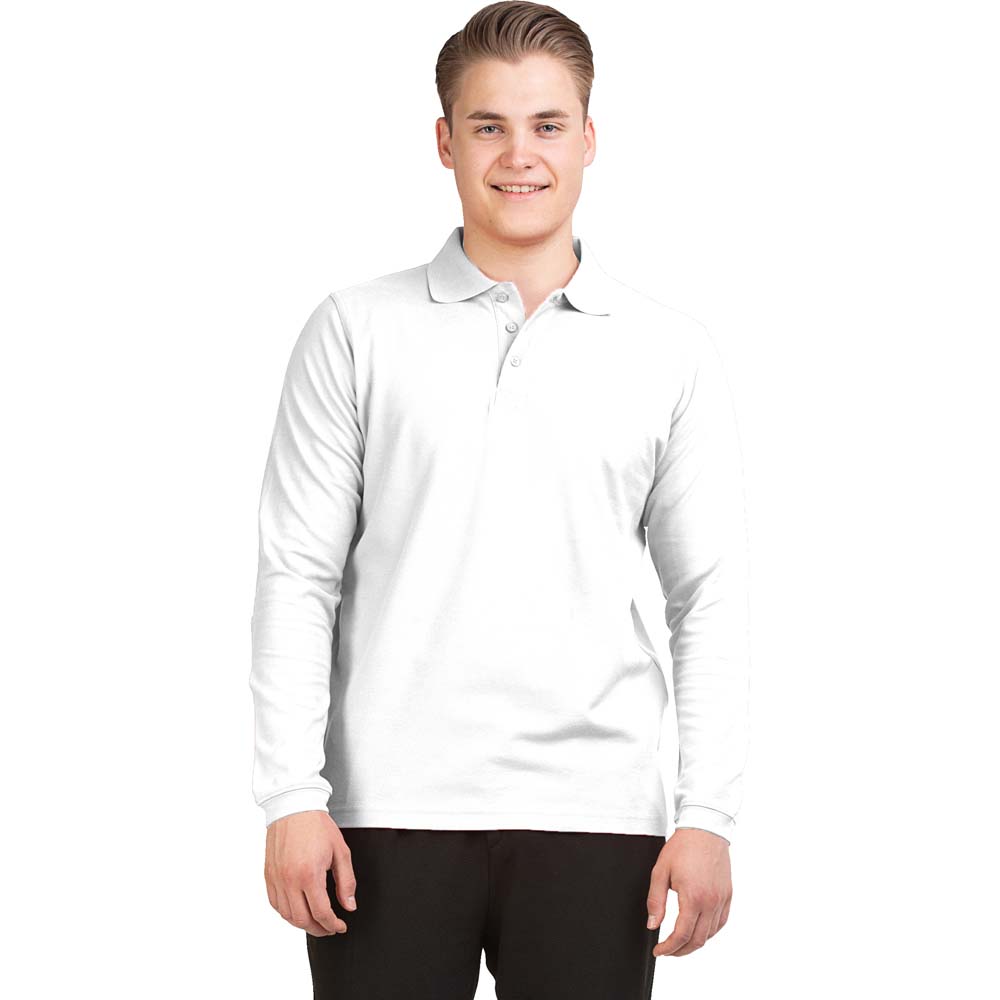 SNAP Polo-Shirt Top-Line Unisex LS
