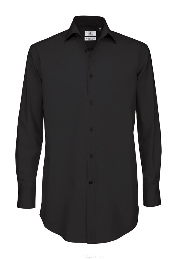 % B&C Black Tie LSL / Men %