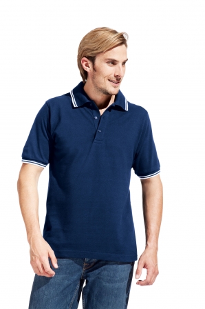 Promodoro Men´s Polo Contrast Stripes