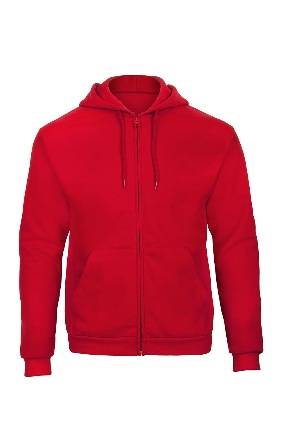 B & C ID205 Hooded Full Zip Sweatshirt