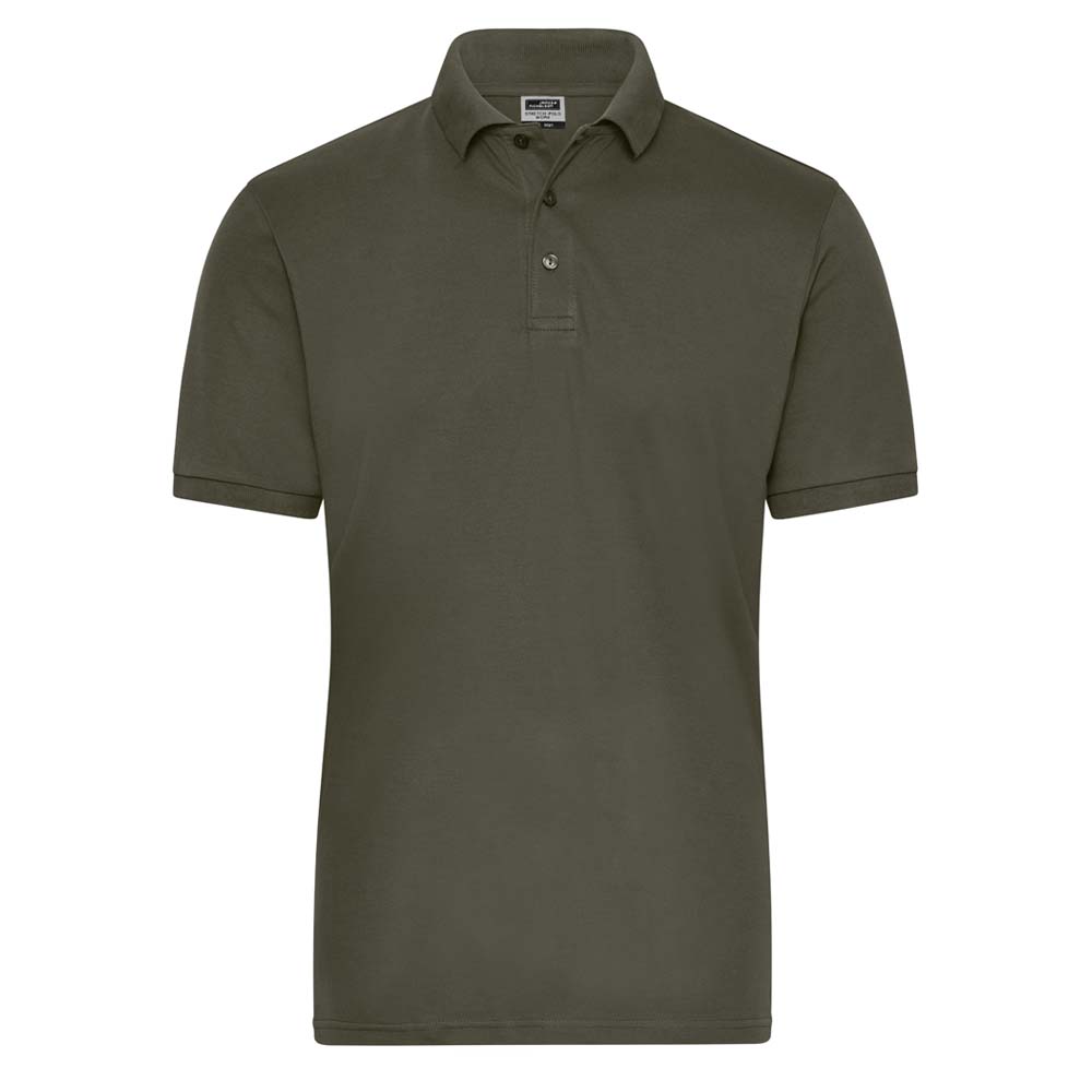 JN Men´s BIO Stretch-Polo Work Solid, royal