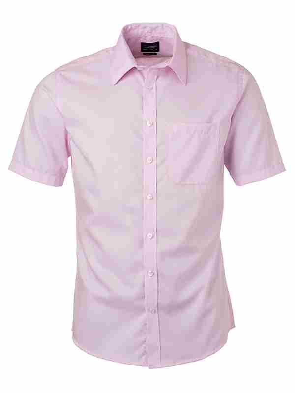 JN Mens Shirt Shortsleeve Micro-Twill