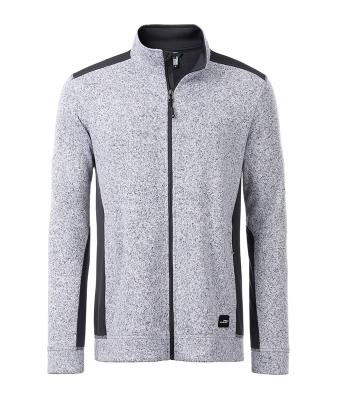 JN Mens Knitted Workwear Fleece Jacket