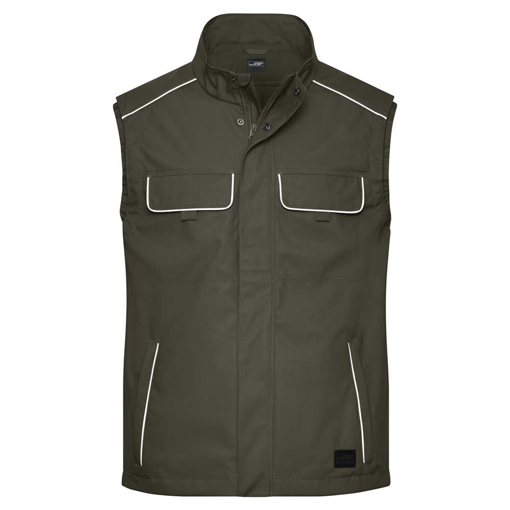 JN Workwear Softshell Light Vest Solid