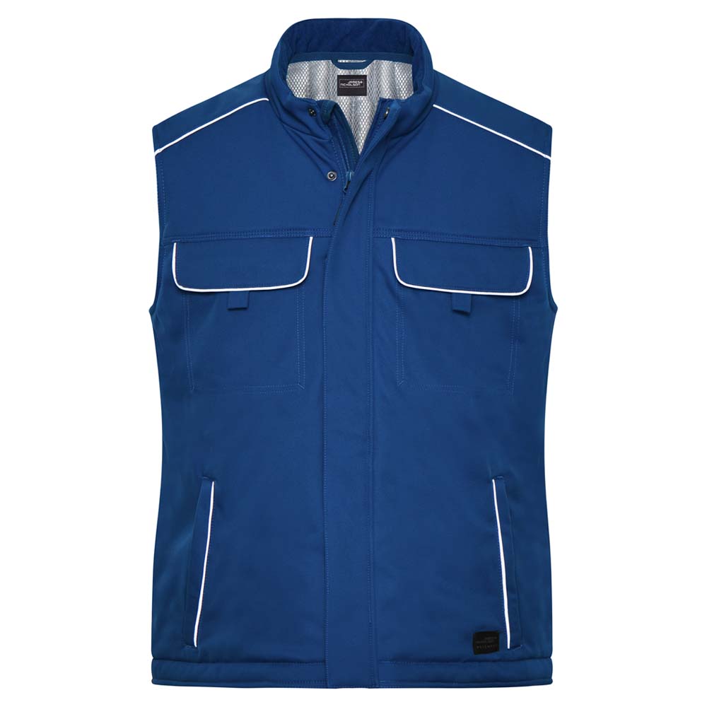 JN Workwear Softshell Padded Vest Solid