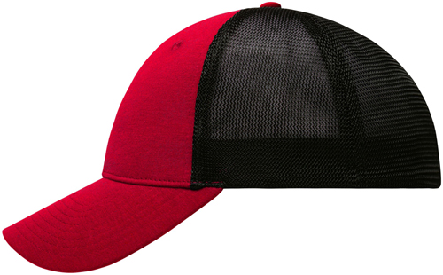 MB 6 Panel Elastic Fit Mesh Cap