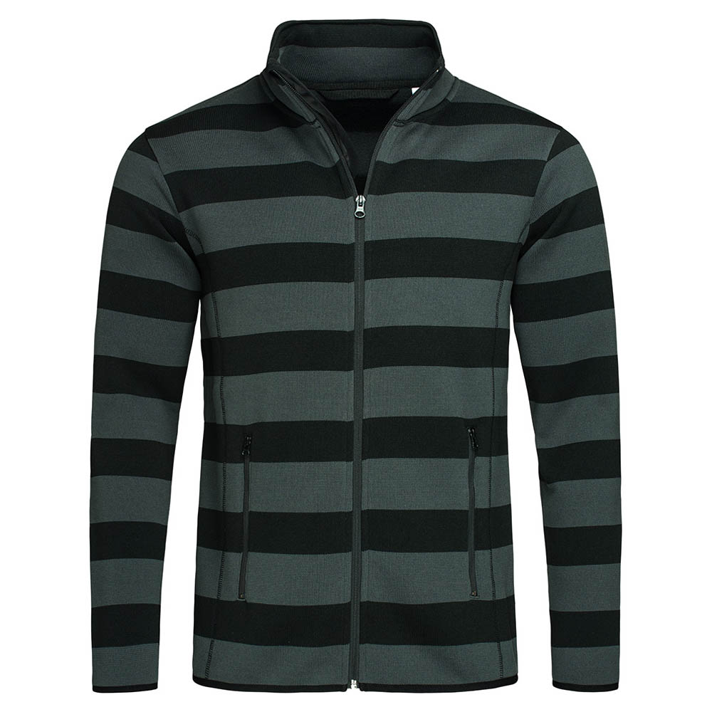 Stedman Active Striped Fleece Jacket Men