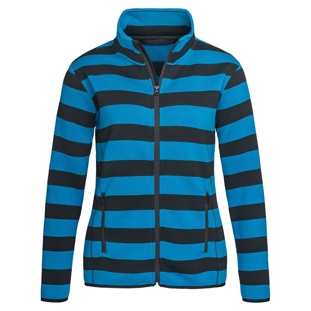 Stedman Active Striped Fleece Jacket Women