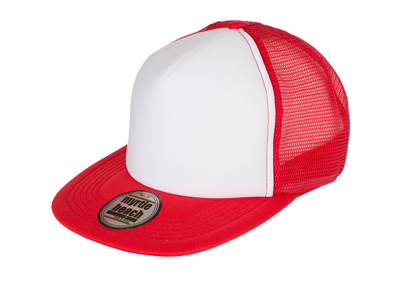 MB 5 Panel Flat Peak Cap